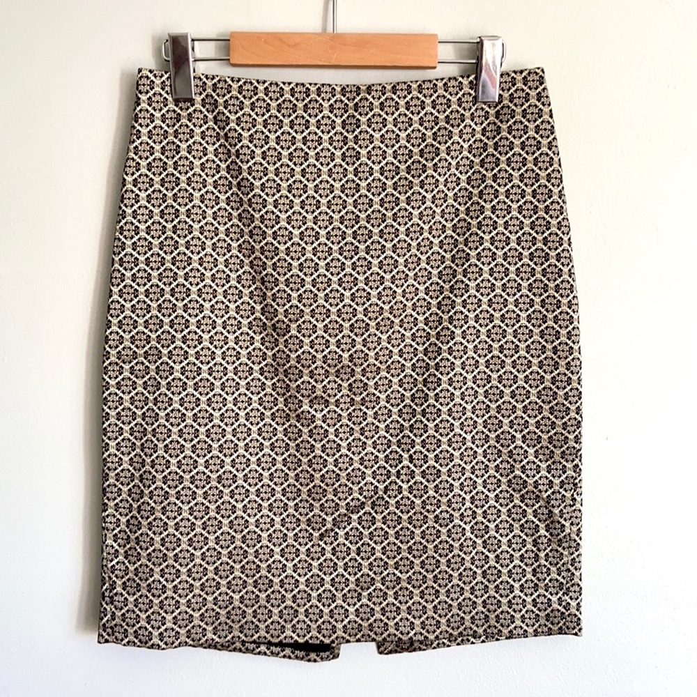 Ann Taylor Jacquard Pencil Kirt